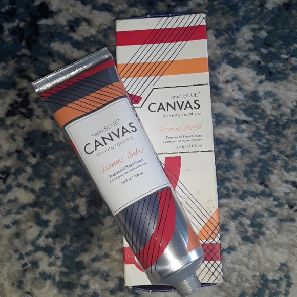 Antropologie Capri Blue canvas hand cream - Picture 3 of 3